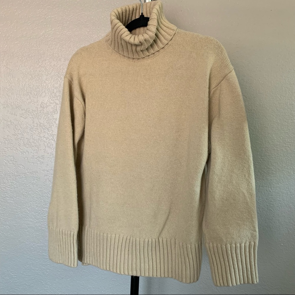 H&M Women’s Beige Turtleneck Sweater